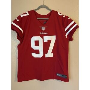 Men's Size 48 NWOT San Francisco 49ers Nick Bosa #97 Nike Vapor Elite Jersey Red